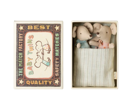 Twins, Baby mice in matchbox
