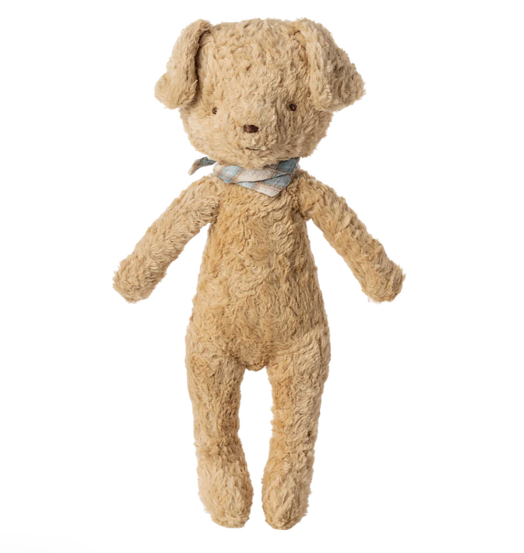 Vintage Dog plush - Soft sand