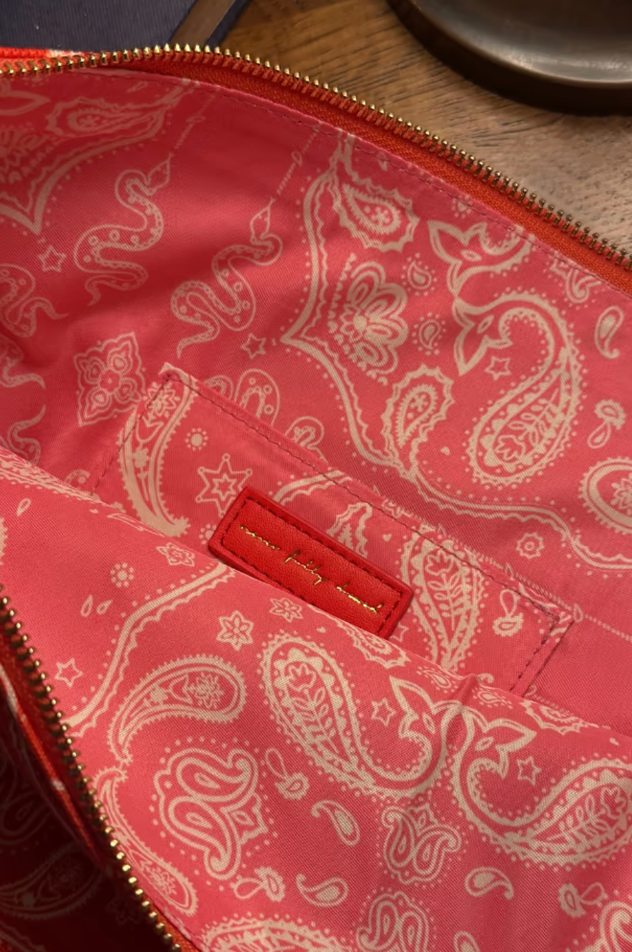Red Bandana Laptop Case