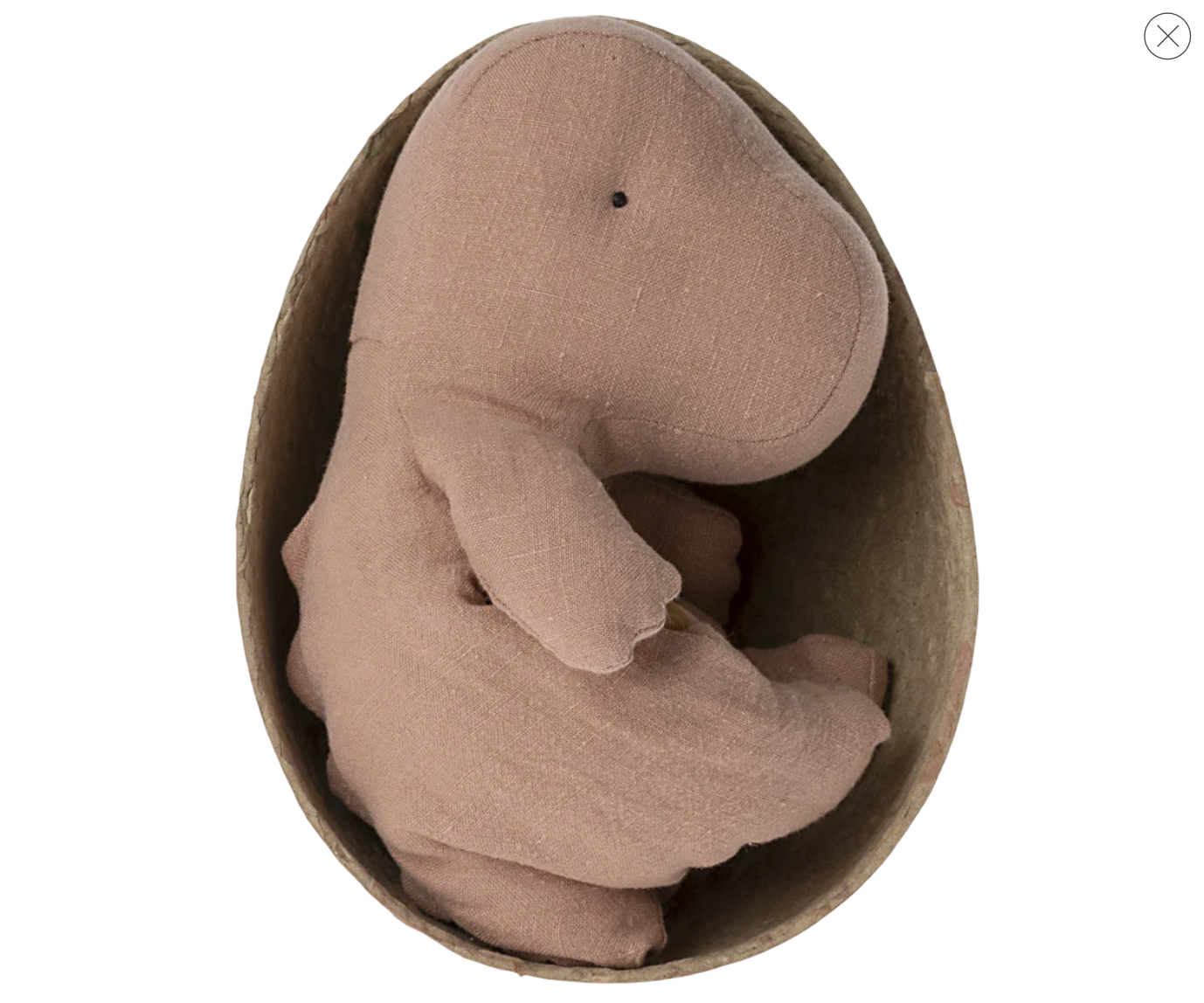 Gantosaurus in egg, Small - Old rose