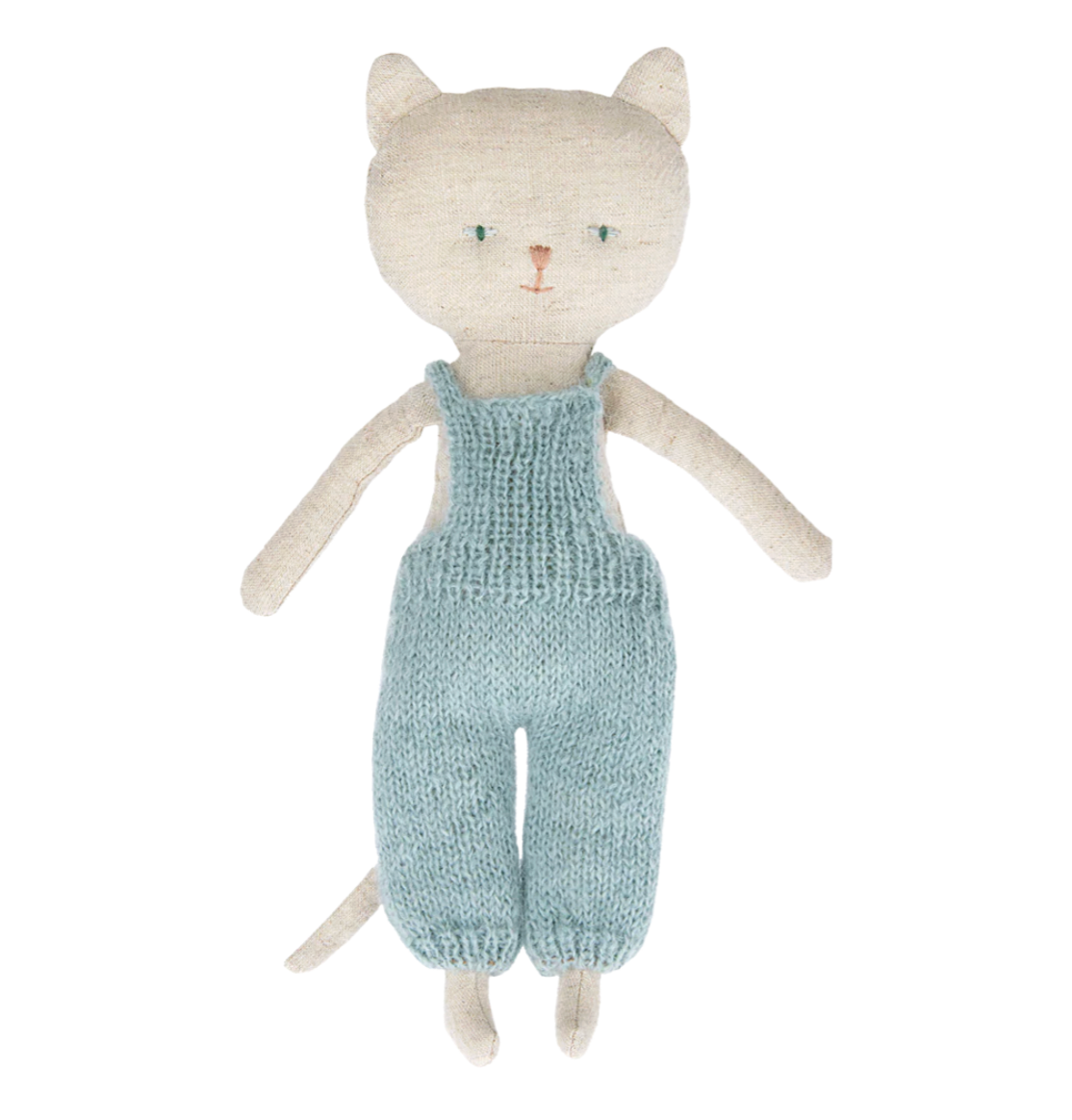 Kitten in Overalls - Blond