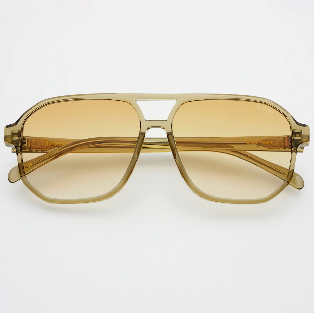 Billie Aviator Sunglasses - Olive Green