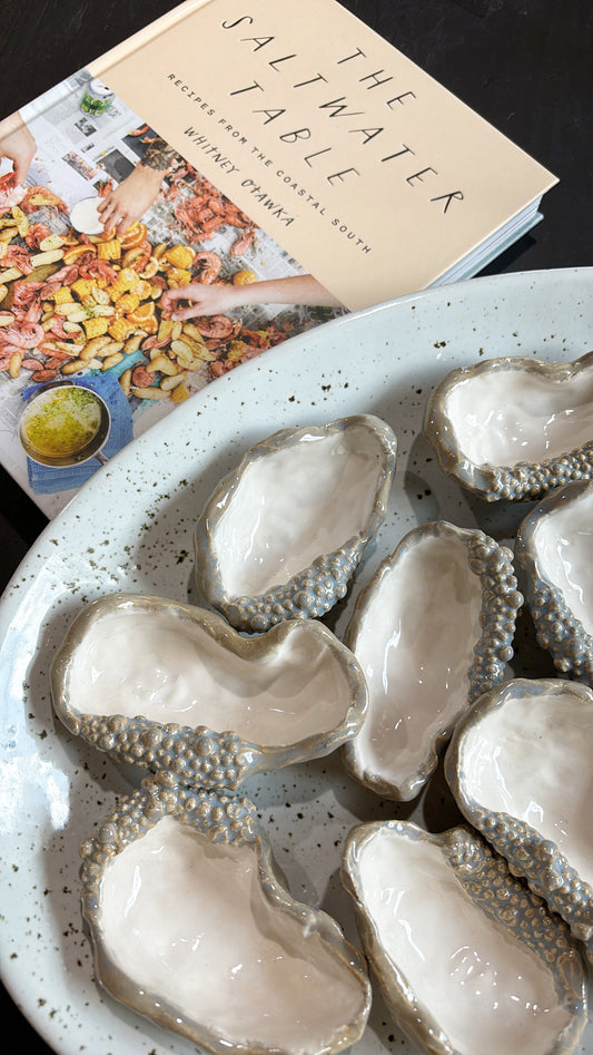 Handmade Pottery Oyster