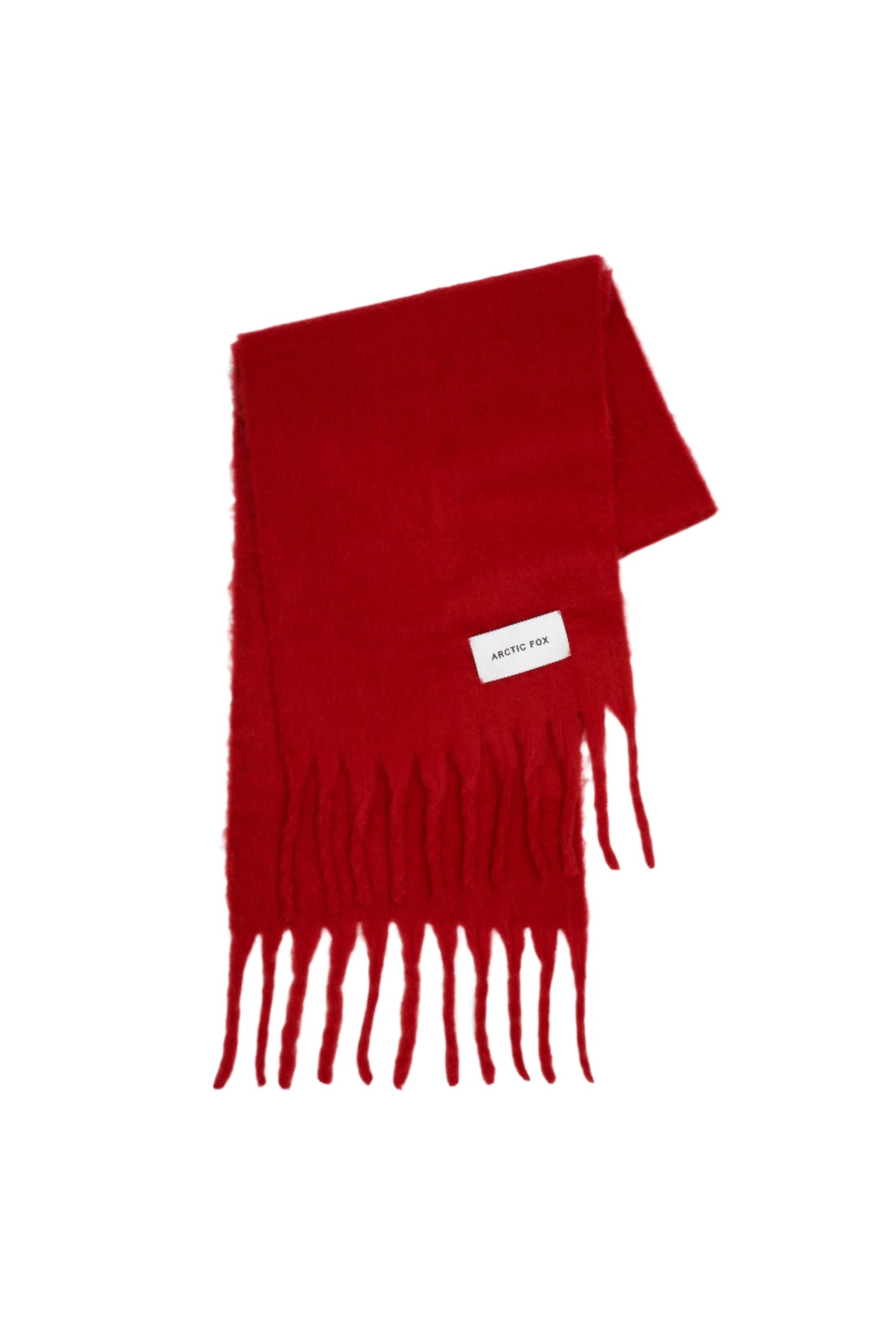 The Stockholm Scarf - Crimson Red - 100% recycled materials