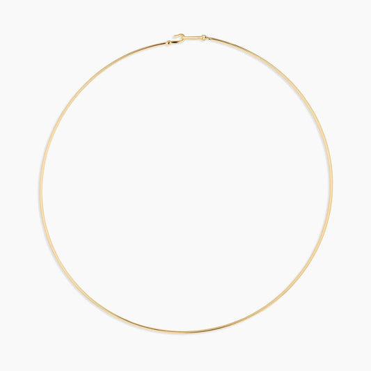 Monet Choker Necklace: 14k Gold Plated