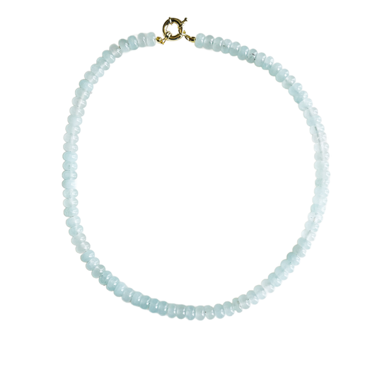 Candy Necklaces: Seaglass Blue