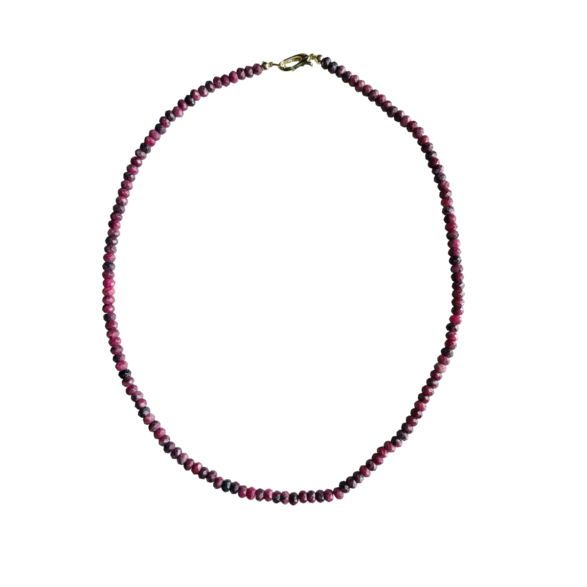 Dainty Candy Gemstone Necklace: Emerald Green