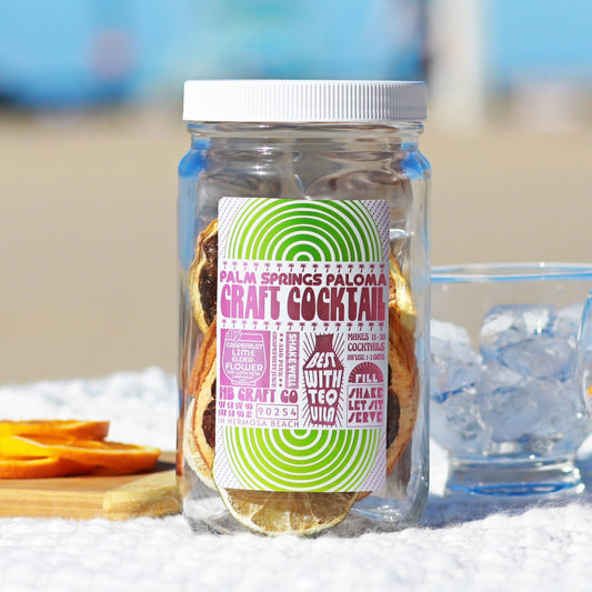 Palm Spring Paloma Craft Cocktail / Mocktail Drink kit