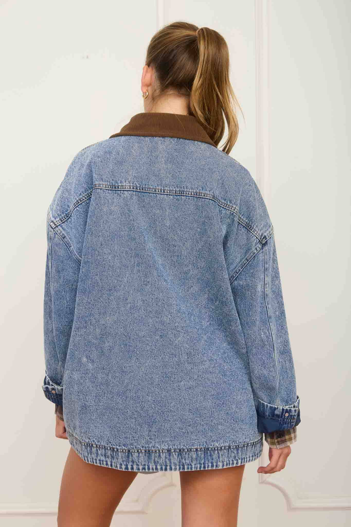 The Penelope Barn Jacket - latch hook hardware