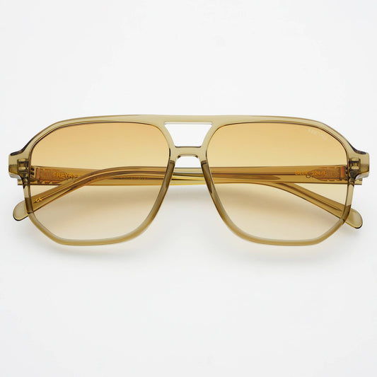 Billie Aviator Sunglasses: Olive