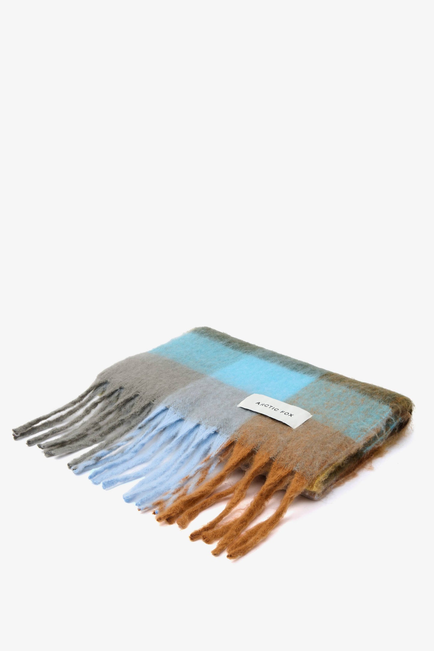 The Reykjavik Scarf - 100% Recycled - Blue/Orange - FW25