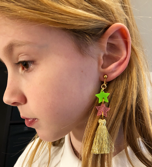 "Starlight Clip On" Earrings