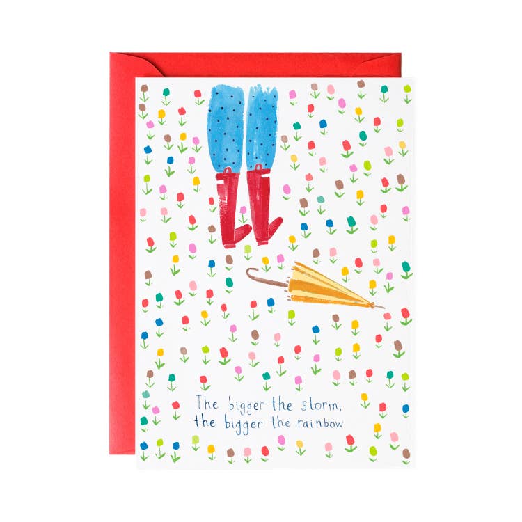 Big Beautiful Rainbow - Greeting Card