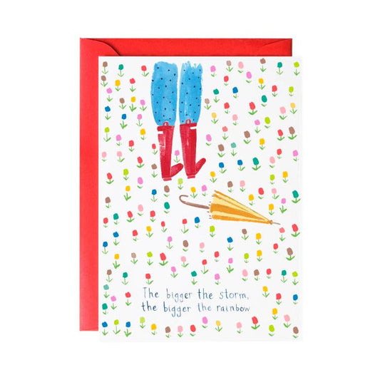 Big Beautiful Rainbow - Greeting Card