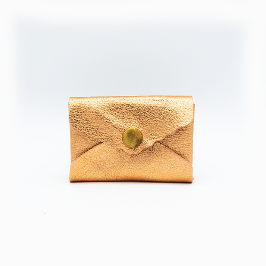 Mini Envelope Card Holder: Rose Gold
