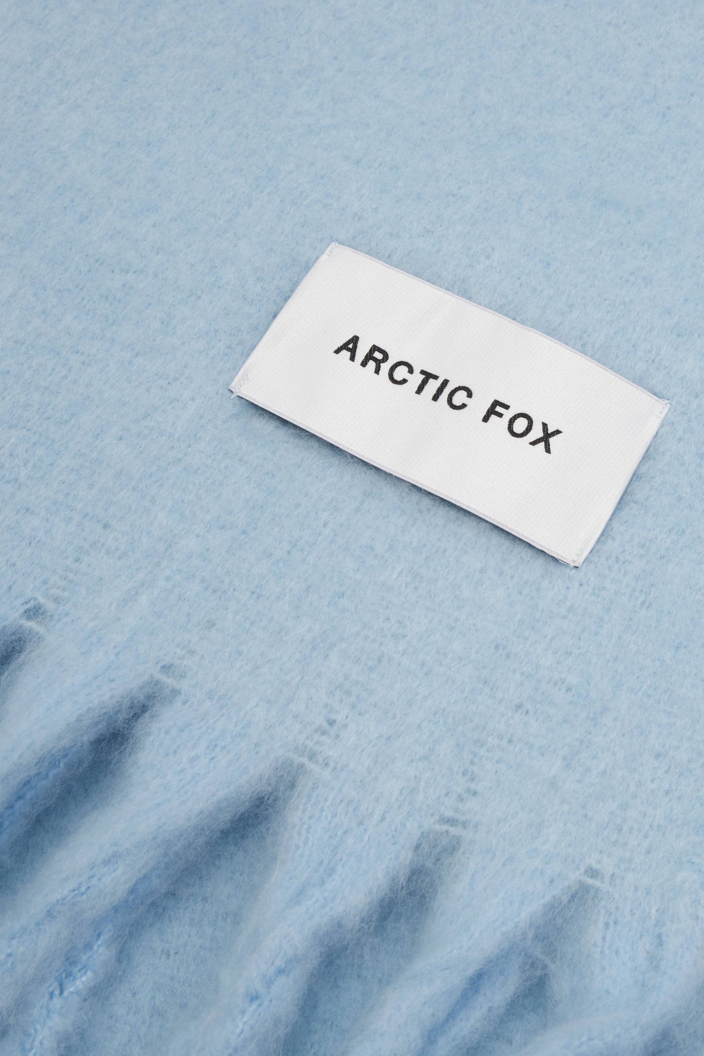 The Stockholm Scarf - Glacier Blue - 100% recycled materials