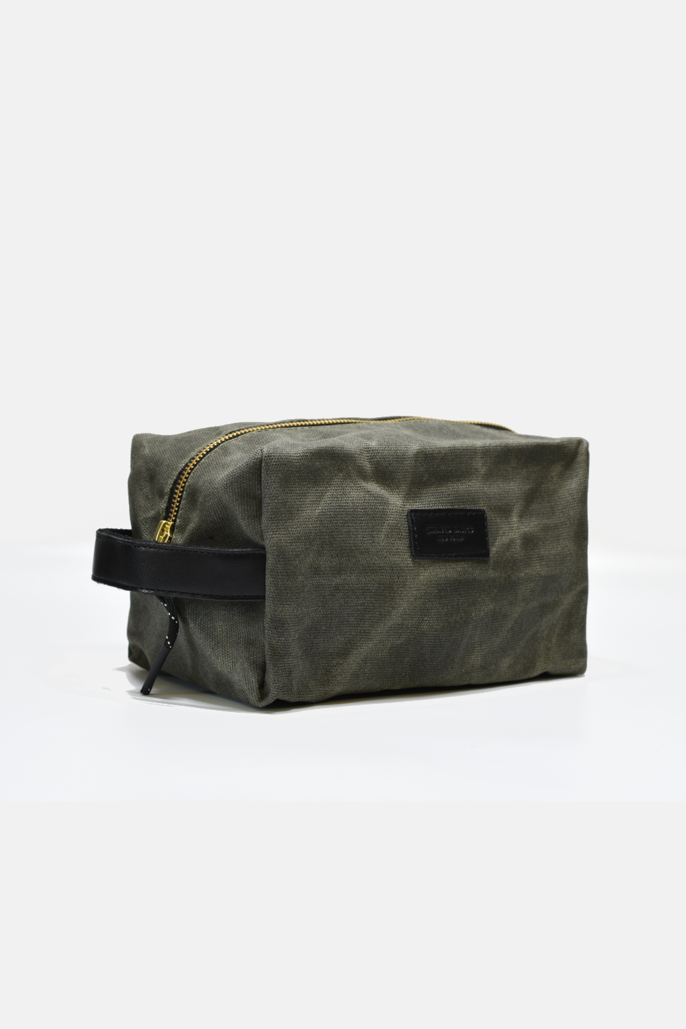 Waxed Canvas Toiletry Bag 2.0: Green