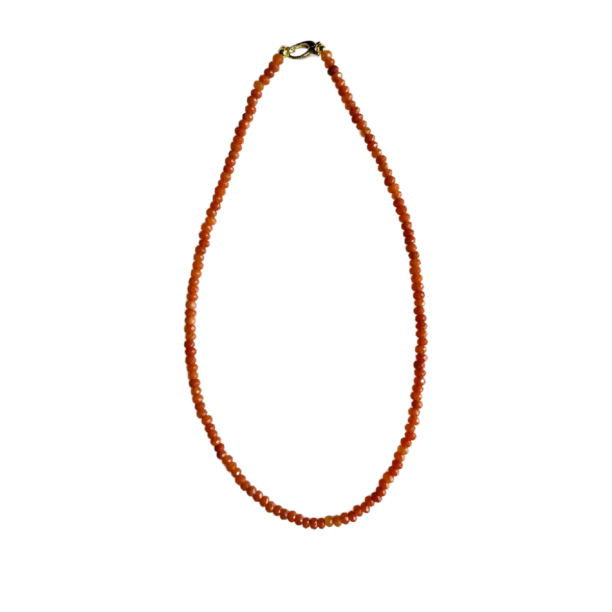 Dainty Candy Gemstone Necklace: Emerald Green
