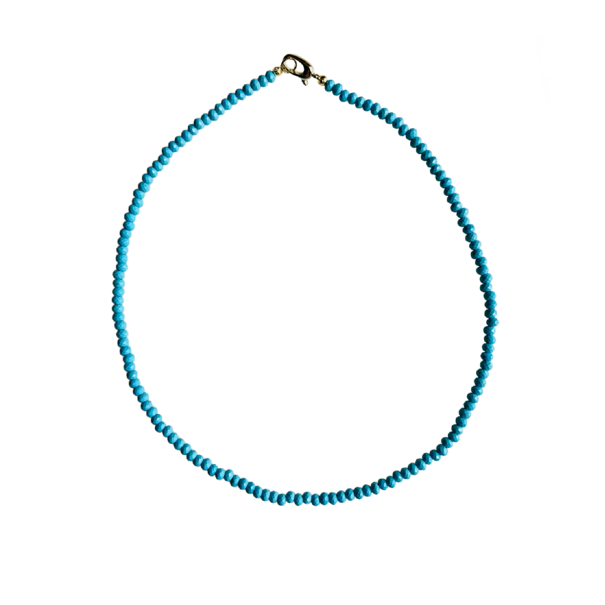 Dainty Candy Gemstone Necklace: Emerald Green