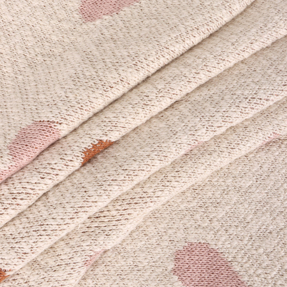 Loving Hearts - Organic Jacquard Sweater Knit Baby Blanket