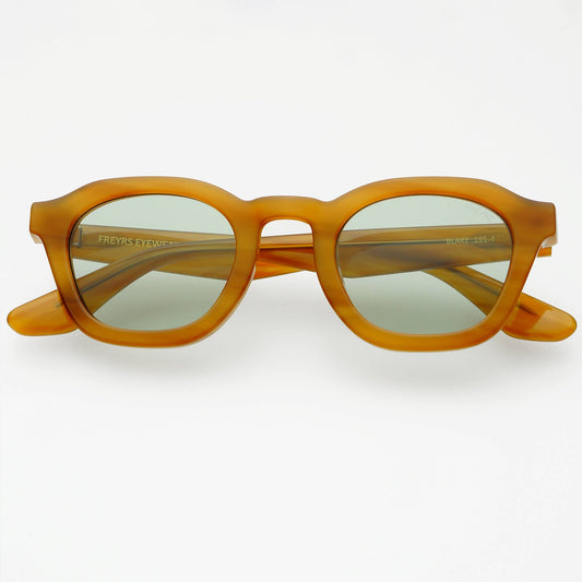 Blake Acetate Round Sunglasses   : Yellow