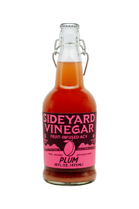 Plum Fruit-Infused Vinegar