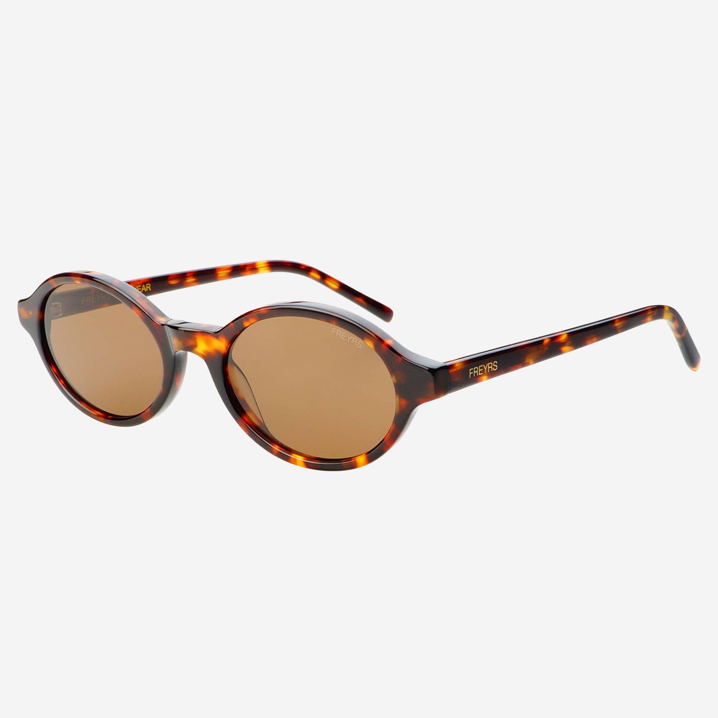 Zoe Acetate Round Womens Sunglasses : Tortoise / Brown