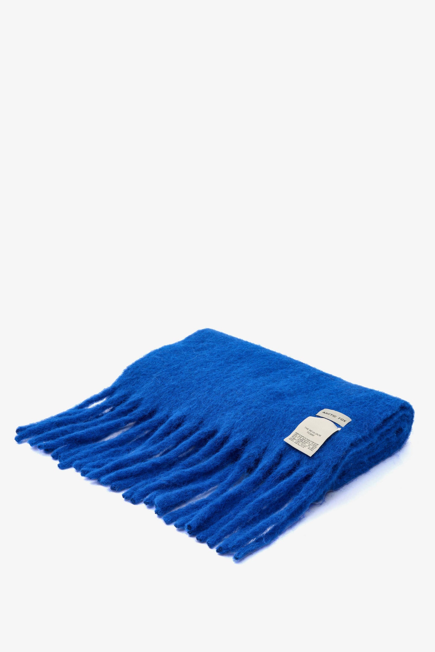 The Reykjavik Scarf with RWS Wool - Electric Blue - FW25