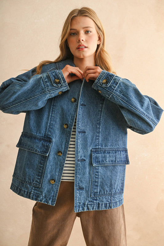 The Penny Denim Barn Jacket - Medium