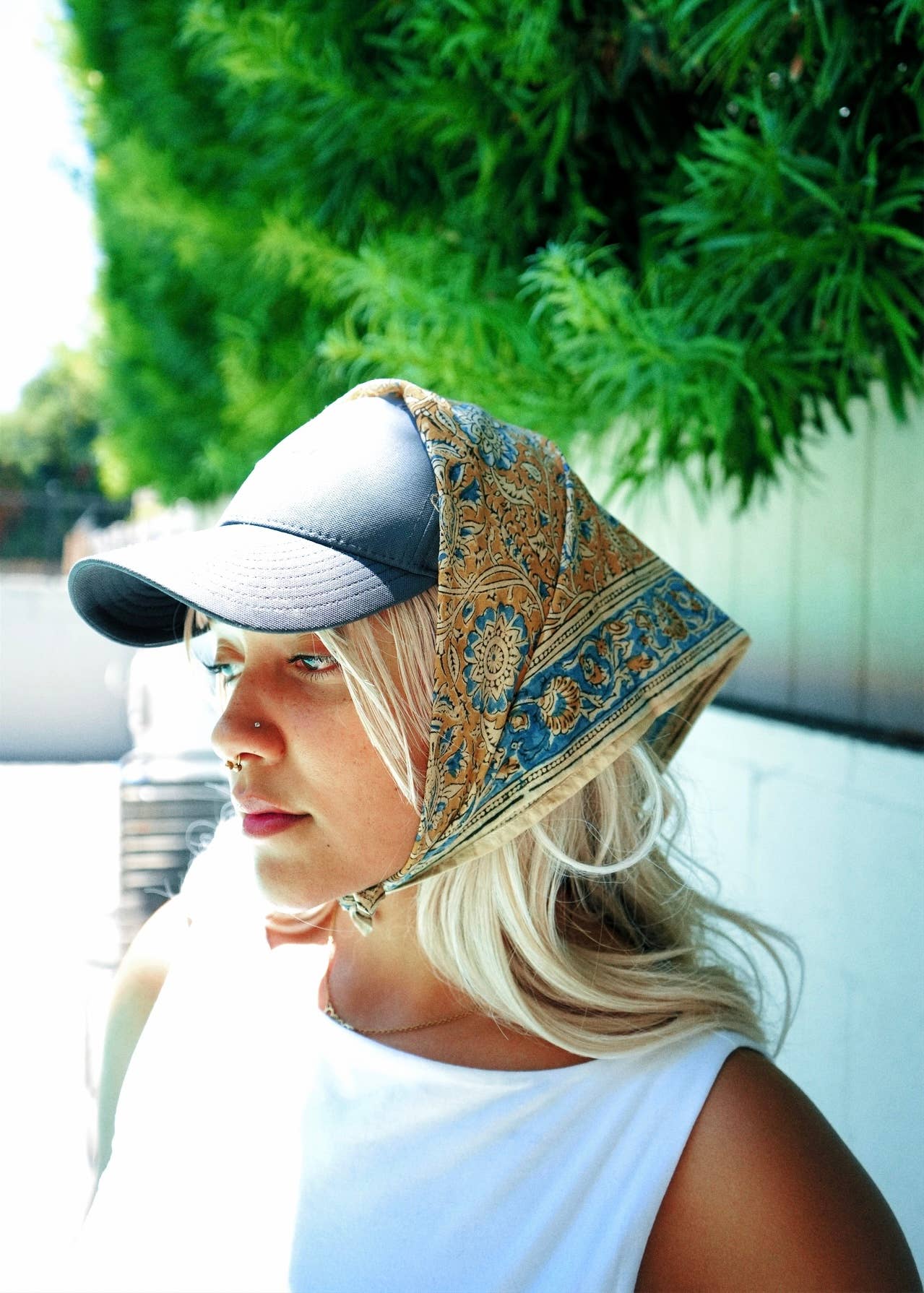 Seaside Garden - Cotton Bandana