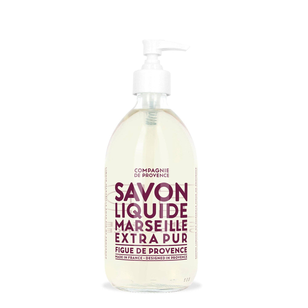 Liquid Marseille Soap Fig of Provence 16.7 fl oz Glass