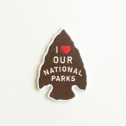 I Love Our National Parks Iron on Patch: No