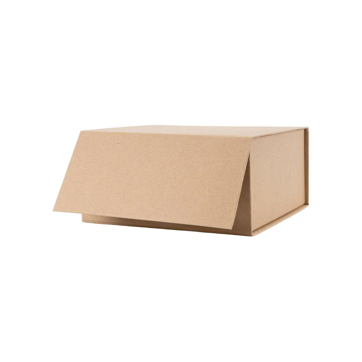 Collapsible Magnetic Kraft Gift Box 8x8x4
