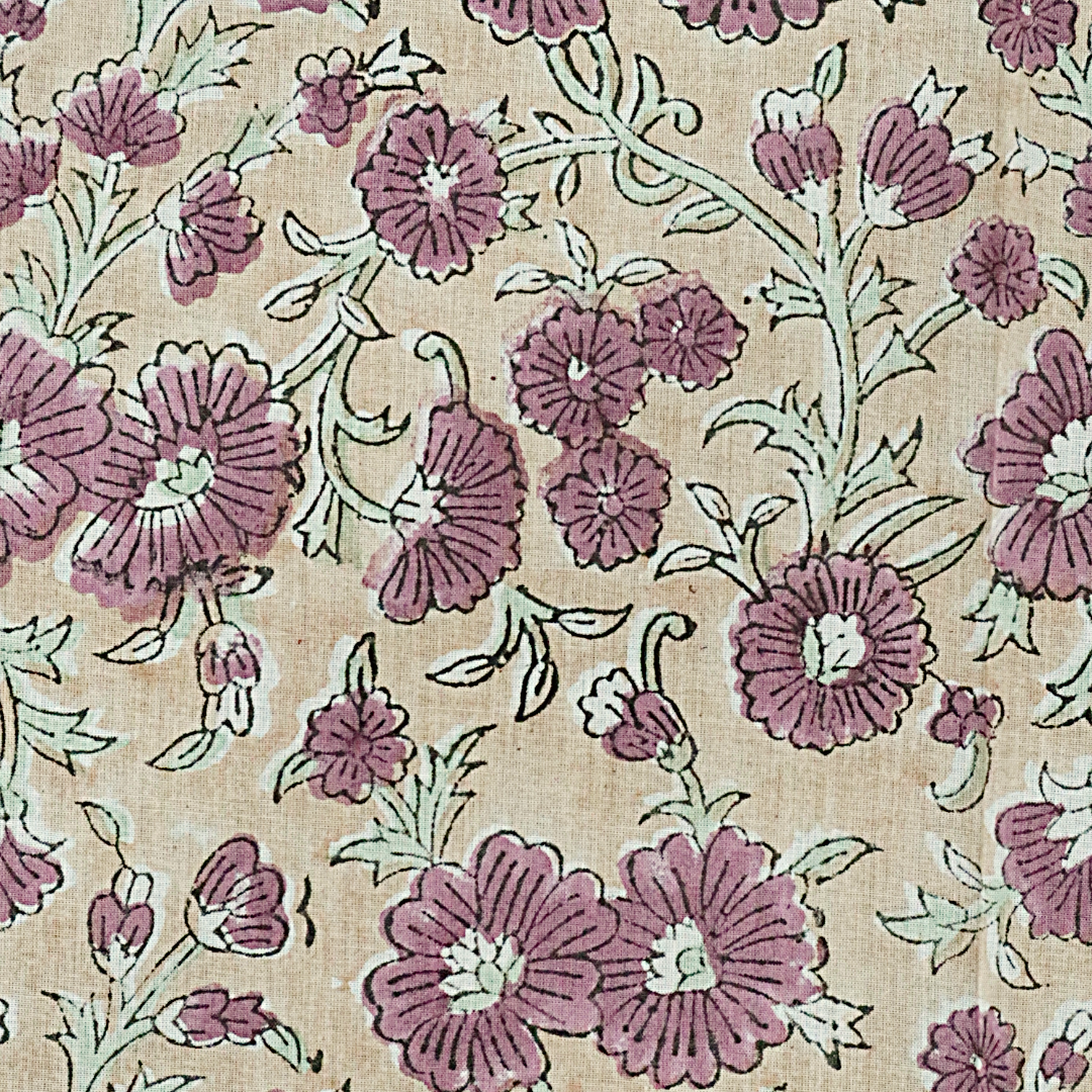 Gulbahar - Block Printed Cotton Bandana