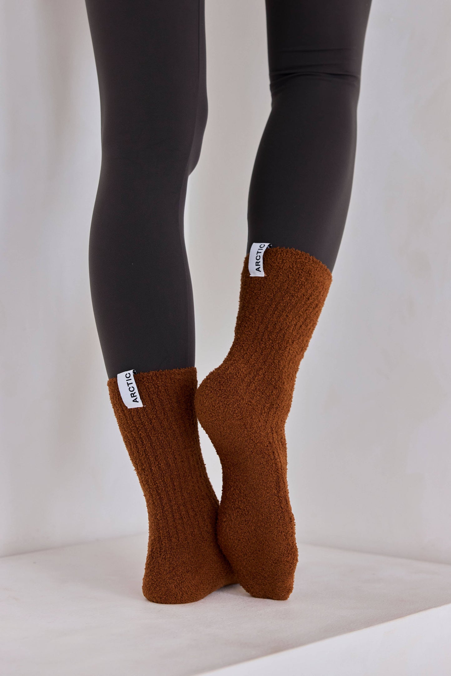 Cosy Socks - 100% Recycled - Sepia - FW25