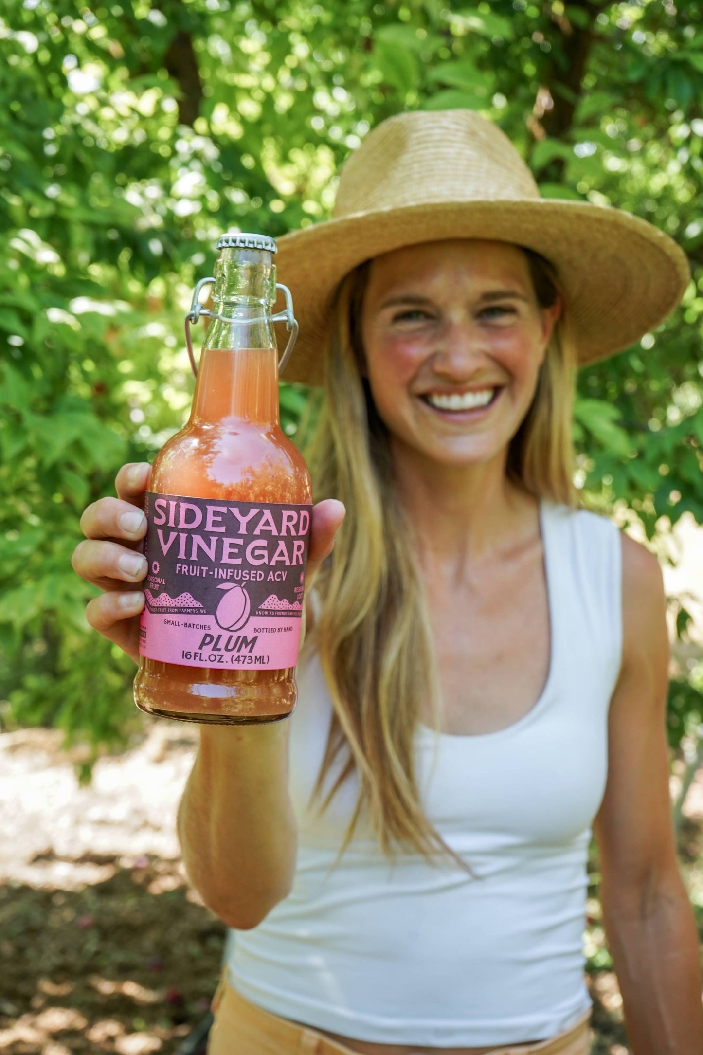 Plum Fruit-Infused Vinegar