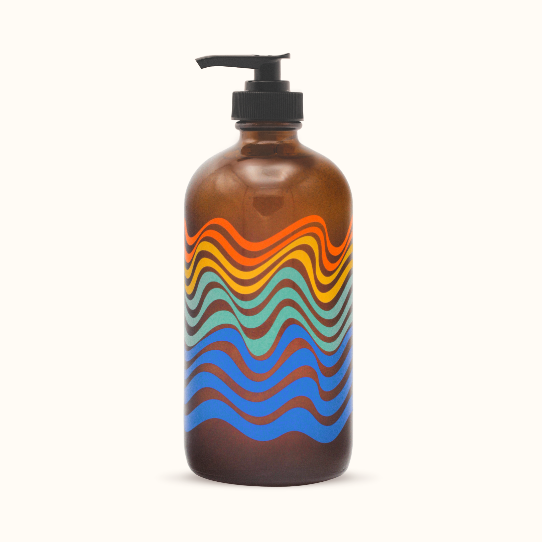 Mind and Body Wash - 16oz Glass (Break Water)