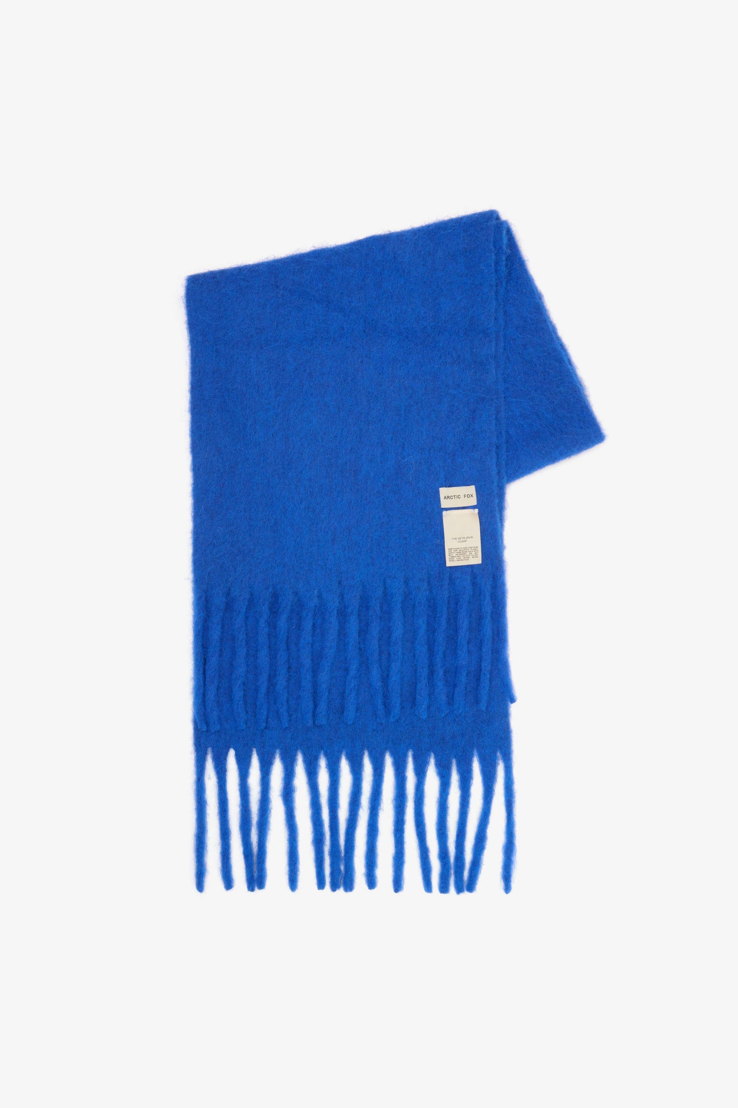 The Reykjavik Scarf with RWS Wool - Electric Blue - FW25