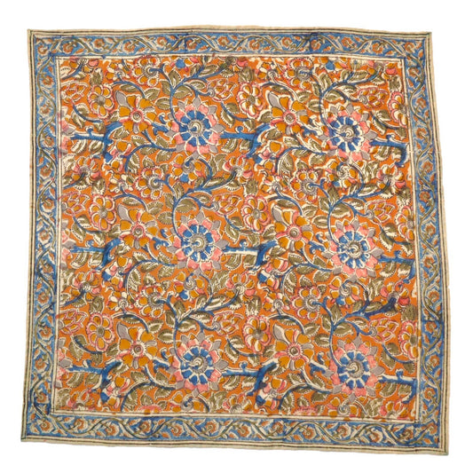 Cobalt Floral - Cotton Bandana