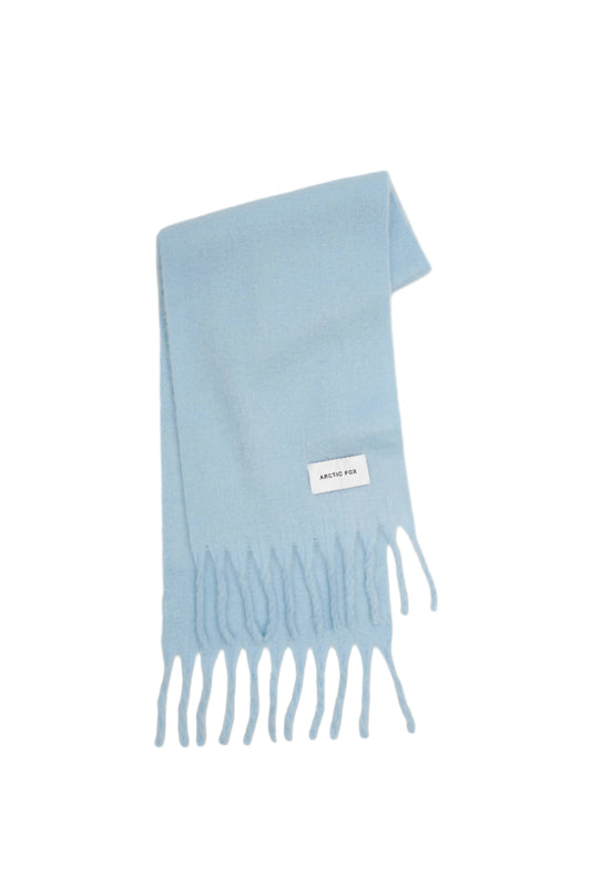 The Stockholm Scarf - Glacier Blue - 100% recycled materials