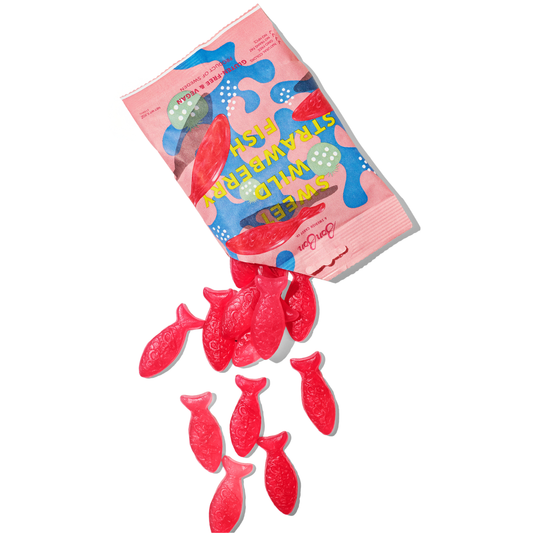 Sweet Wild Strawberry Fish - Swedish Candy