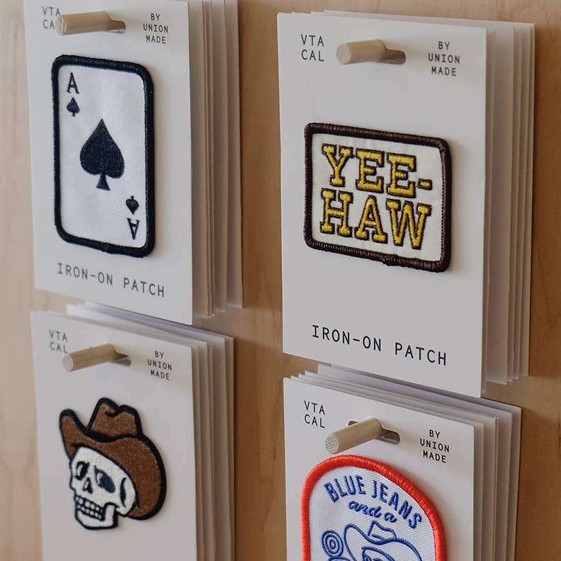 Howdy the Bear Embroidered Iron on Patch: No