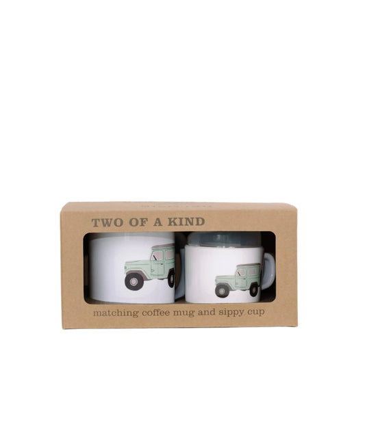 Vintage Truck Two of a Kind Cup Set